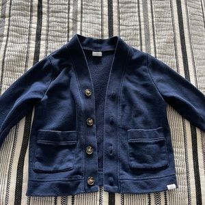 Baby Gap toddler navy button down sweater size 2